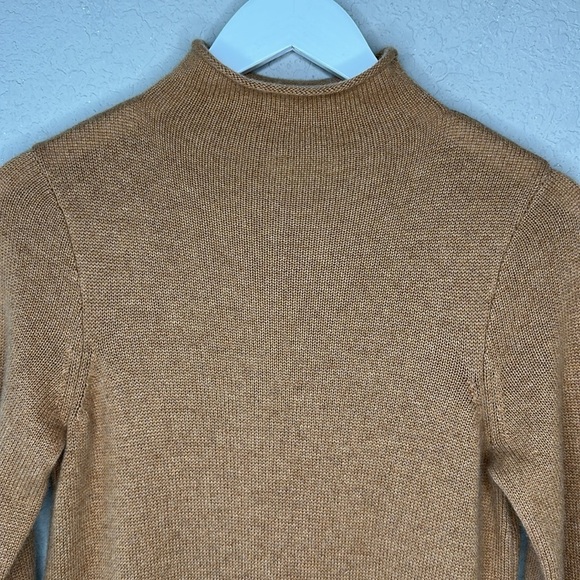 Madewell 100% Cashmere Mockneck Long Sleeve Midi Sweater Dress Size Small - Picture 4 of 14